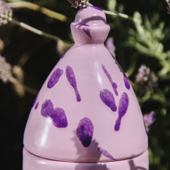 Trullo Portacandele lilla e viola
