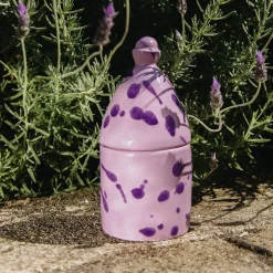 Trullo Portacandele lilla e viola