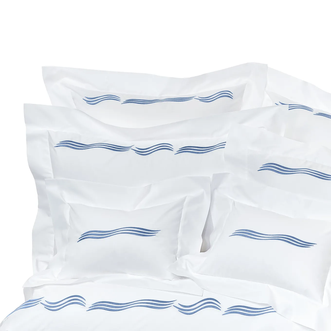 Tuffo Bianco e Blu Assisi US King Sham