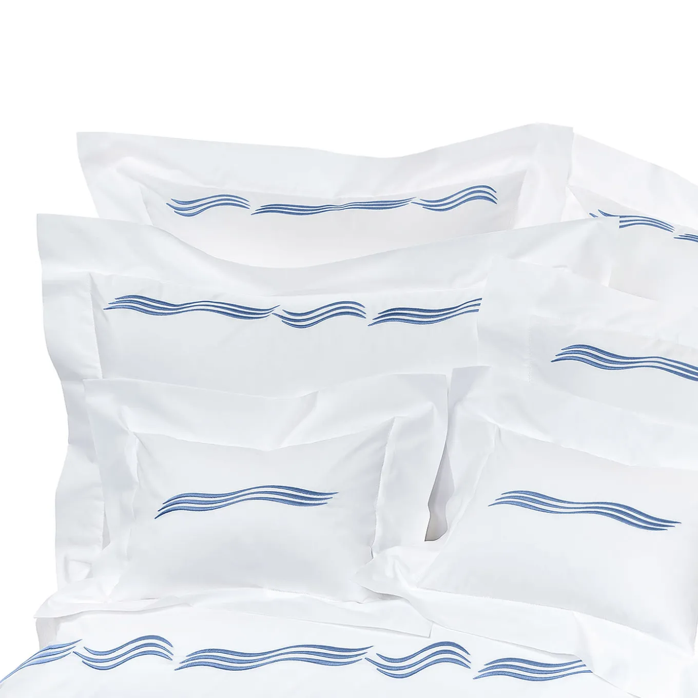 Tuffo Bianco e Blu Assisi Boudoir Sham