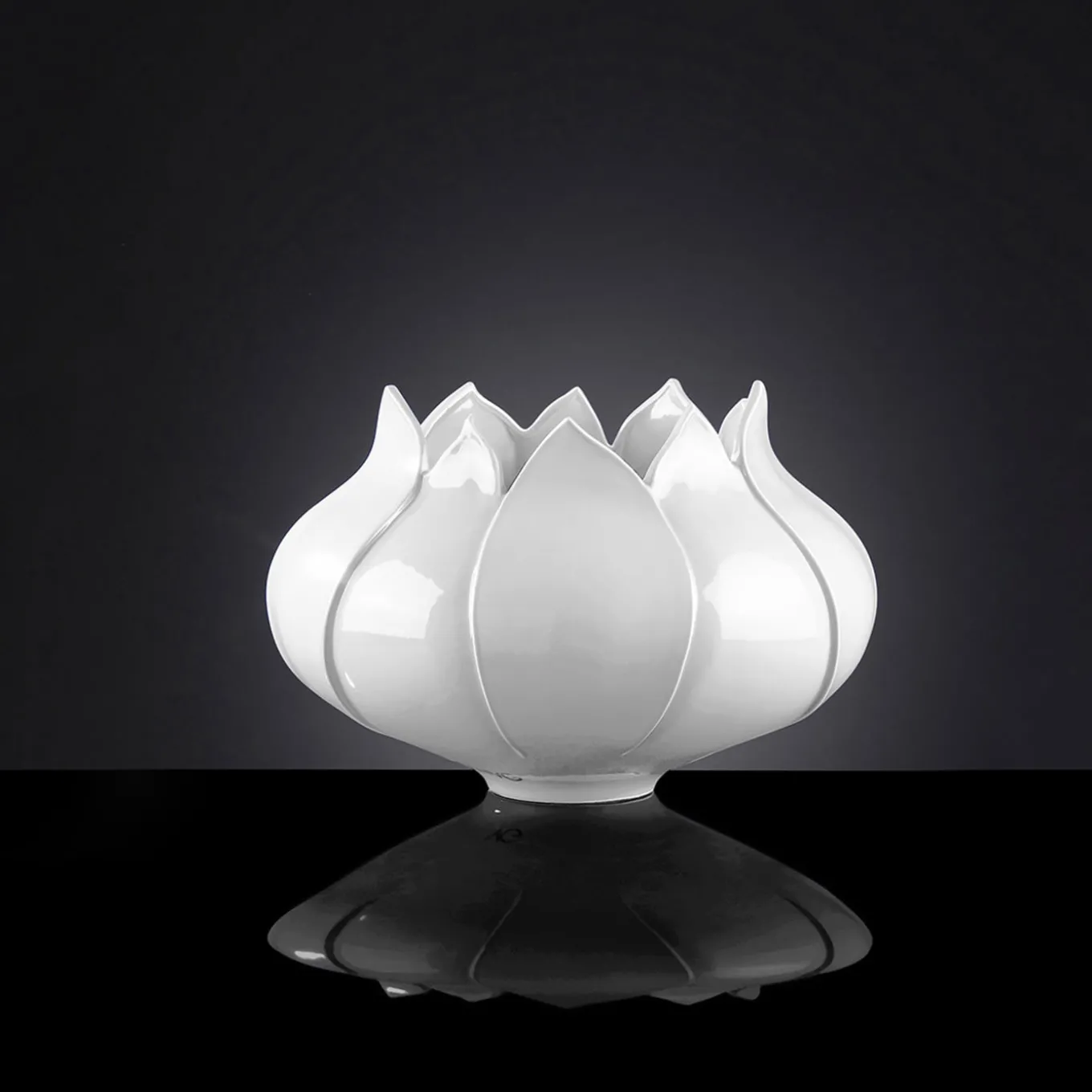 Tulipano Vaso piccolo bianco