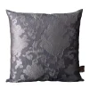 Tweedia Cuscino quadrato in jacquard azzurro floreale