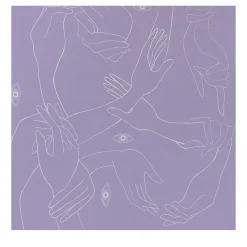 Uno, Nessuno Lavanda Carta da parati