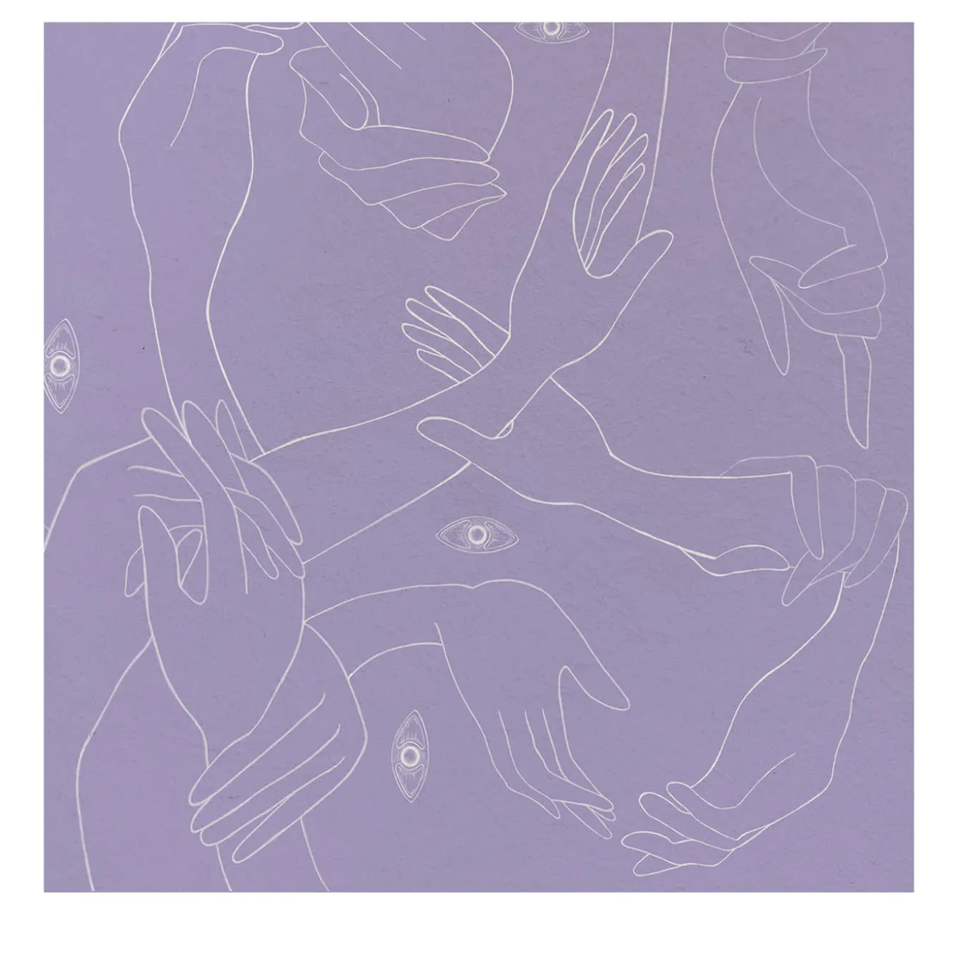 Uno, Nessuno Lavanda Carta da parati
