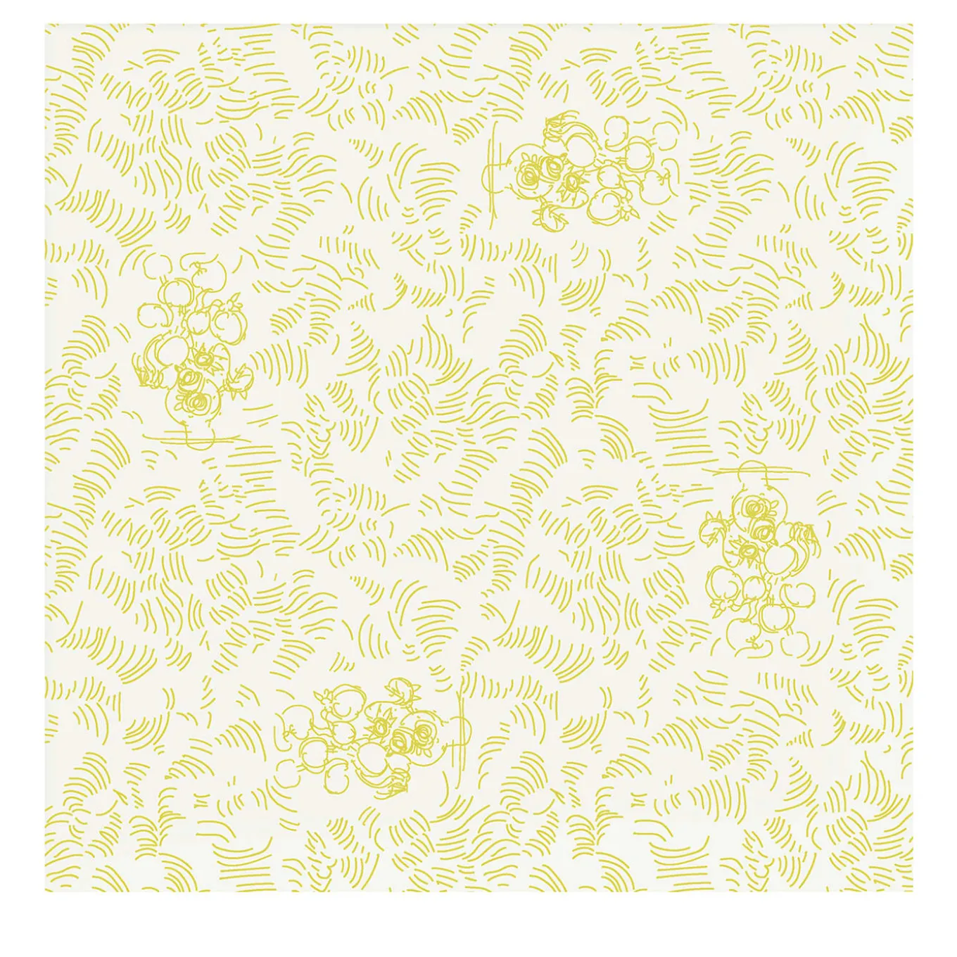 Van Gogh "Girasoli" Piastrella gialla minimalista
