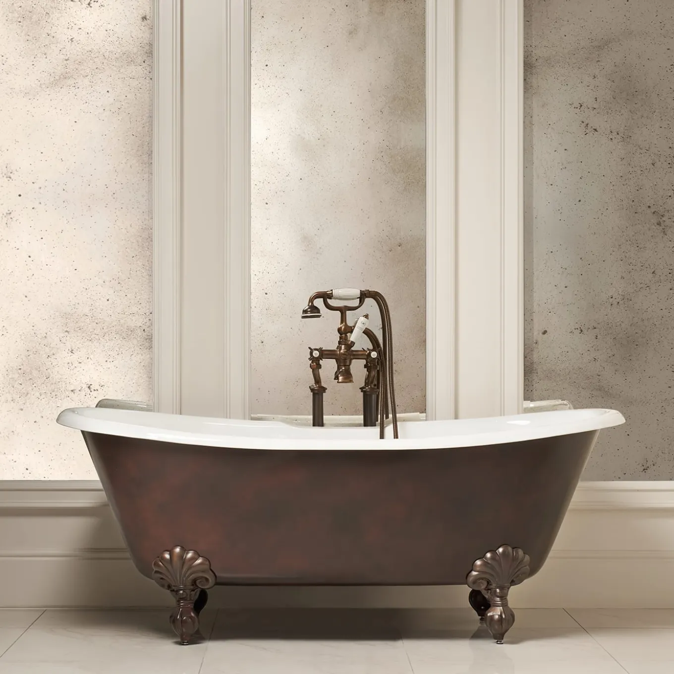 Vasca da bagno Admiral Copper Effect