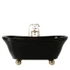 Vasca da bagno Aurora Bijoux verniciata nera