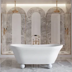 Vasca da bagno Aurora Bijoux White