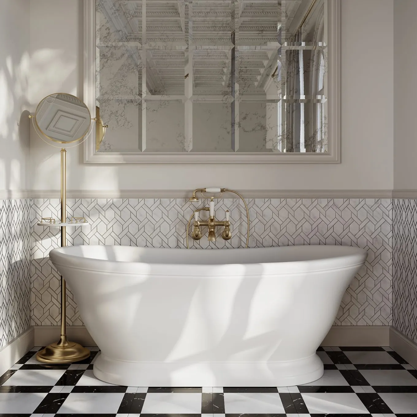 Vasca da bagno Aurora White