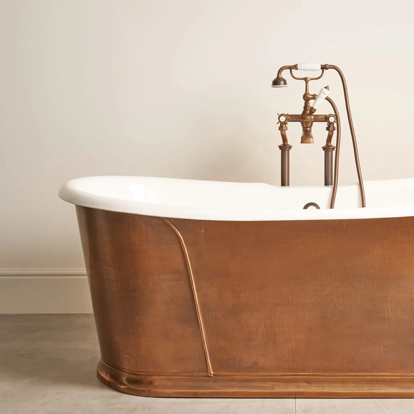 Vasca da bagno Camelot Rame Antico