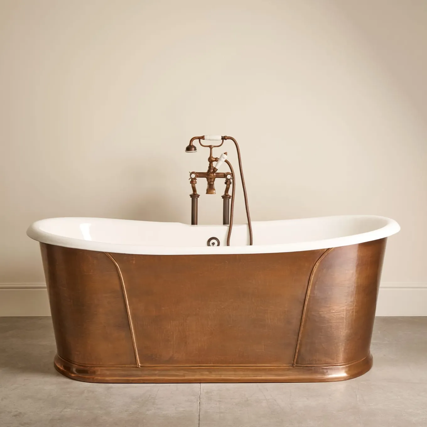 Vasca da bagno Camelot Rame Antico