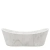 Vasca da bagno in marmo Carrara bianco Caresi