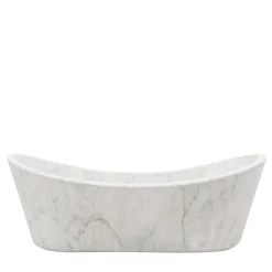 Vasca da bagno in marmo Carrara bianco Caresi