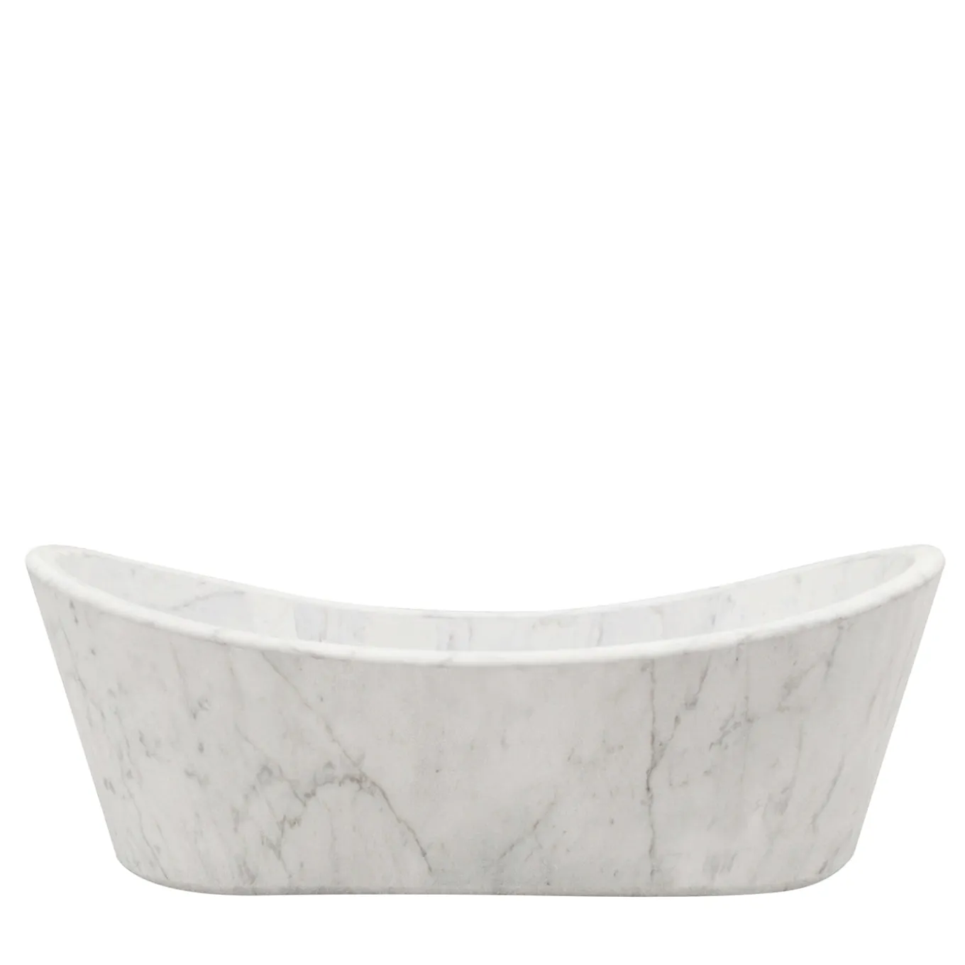 Vasca da bagno in marmo Carrara bianco Caresi
