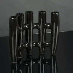 Vaso a bocciolo nero