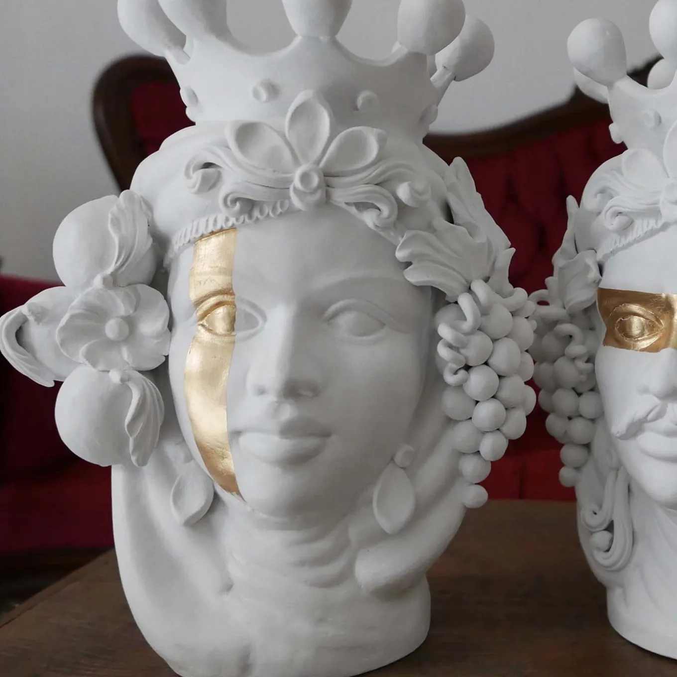 Vaso a testa Donna Carmela