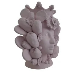 Vaso a testa Donna Rosa