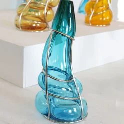 Vaso Acquamare Babà in vetro di Murano