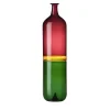 Vaso alto Bolle di Tapio Wirkkala in rosso/verde