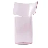 Vaso alto rosa Riflessi