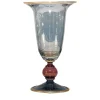 Vaso Arlecchino blu pallido