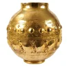 Vaso Astra in ceramica oro di Gabriele Mengoni