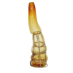 Vaso Babà Ambra in vetro di Murano