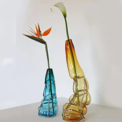 Vaso Babà Ambra in vetro di Murano