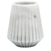 Vaso basso in marmo bianco di Carrara di Jacopo Simonetti
