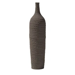 Vaso Battuti Brown Slim-Neck di Andrea Anastasio