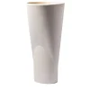 Vaso bianco alto Chamelea