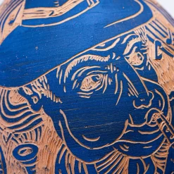 Vaso Blues in terracotta di Clara Holt e Chiara Zoppei