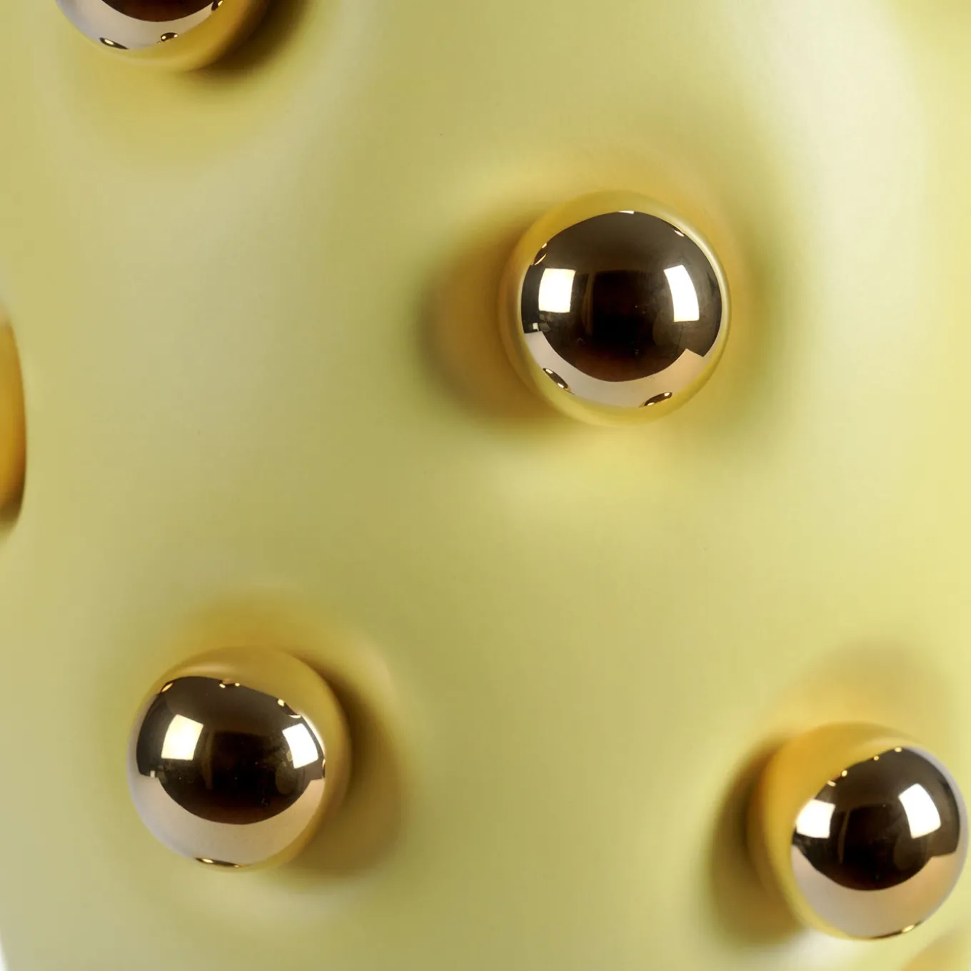 Vaso BonBon Lemon in ceramica gialla