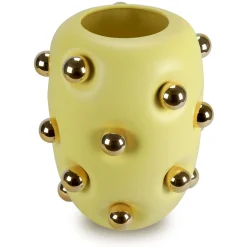 Vaso BonBon Lemon in ceramica gialla