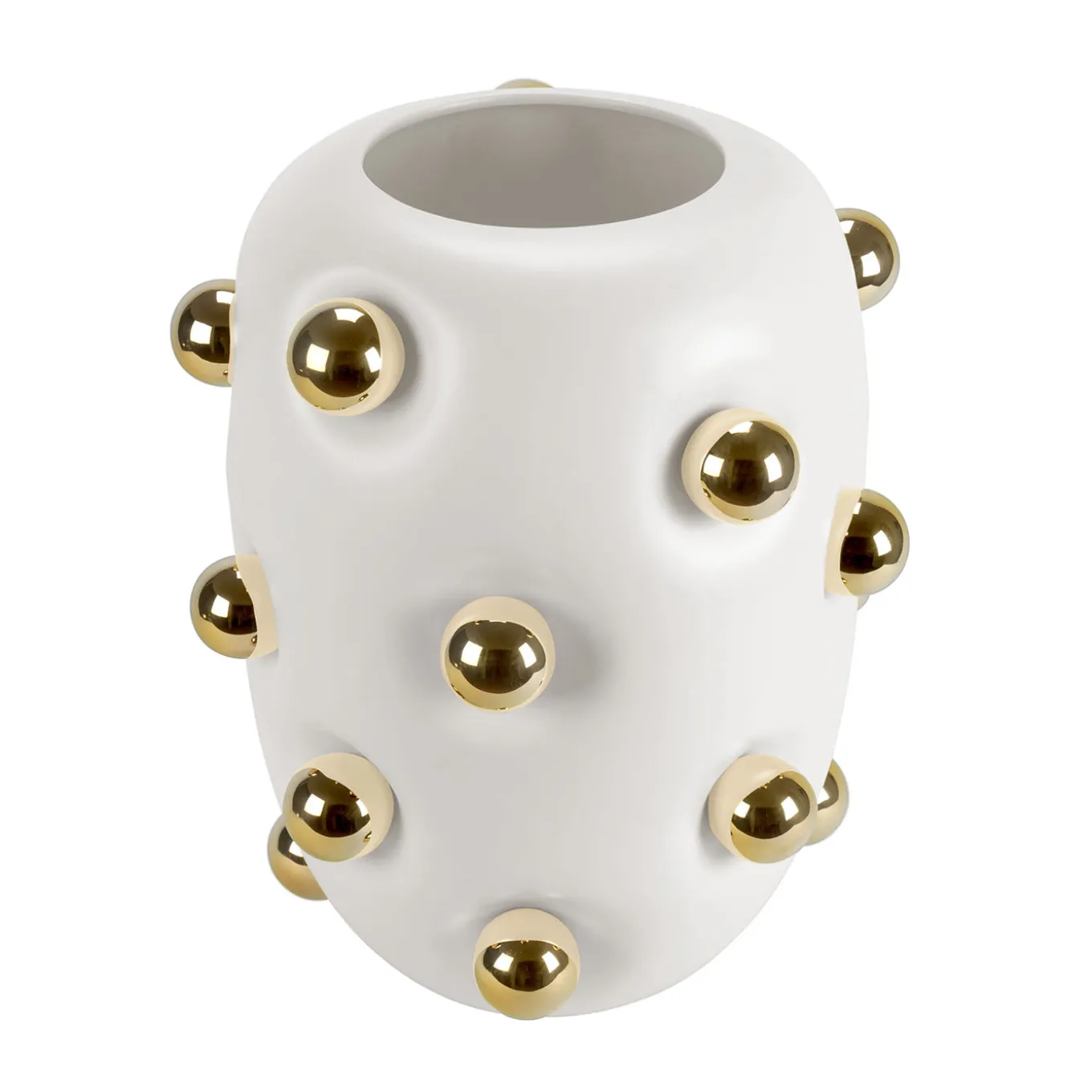 Vaso BonBon Vanilla in ceramica bianca