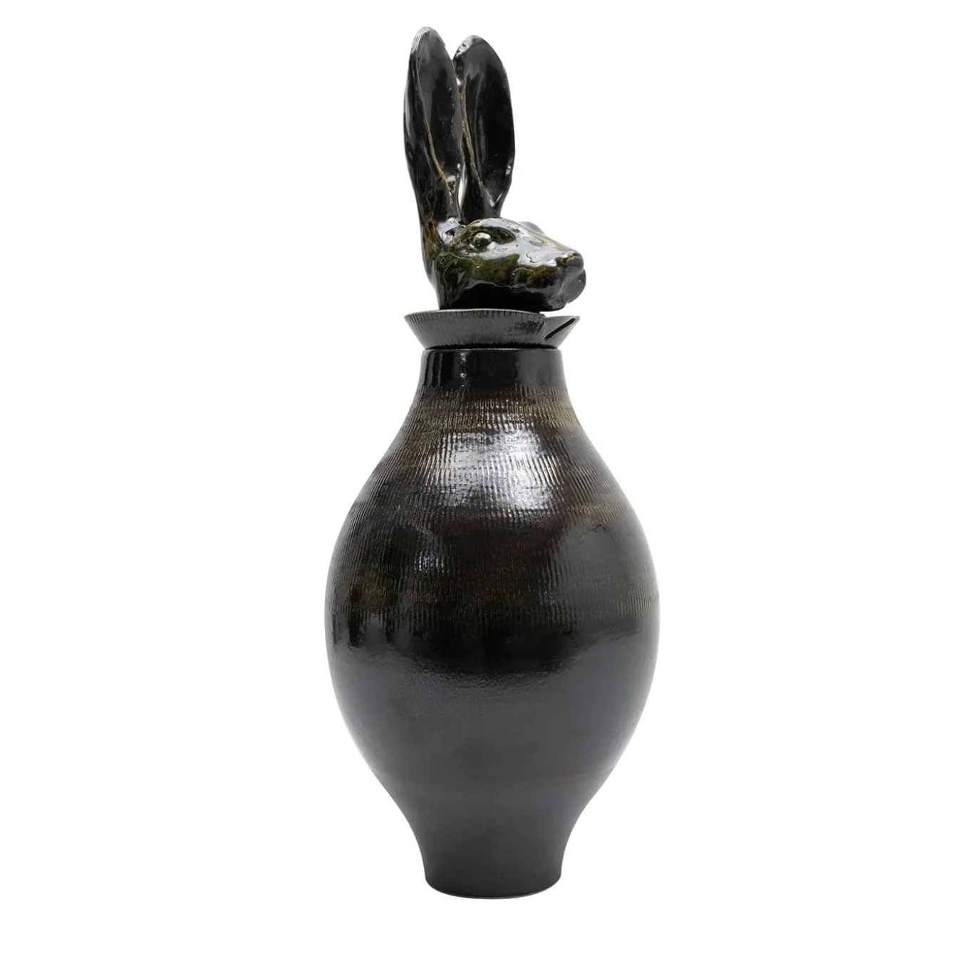 Vaso Canopo Lepre Nero XL