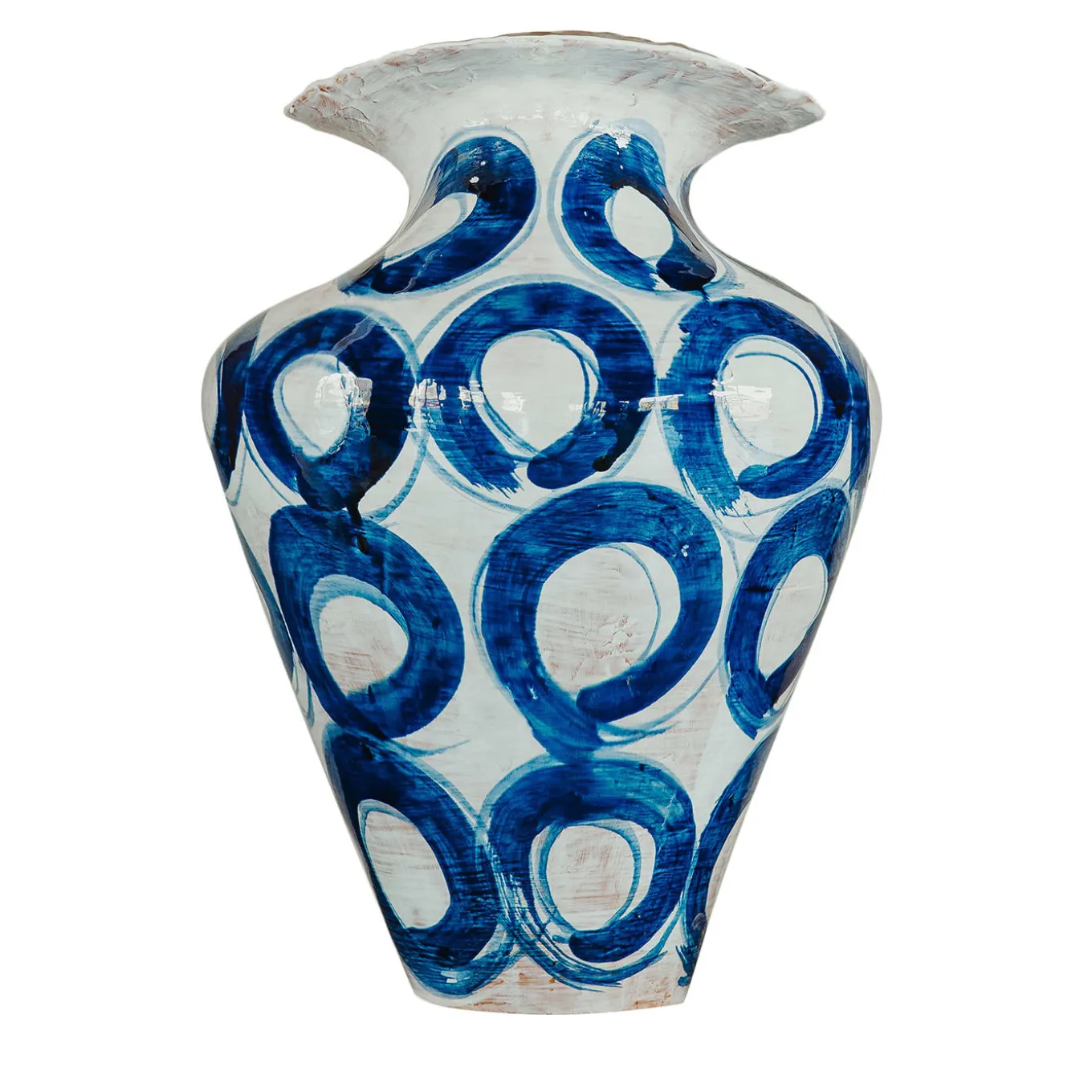 Vaso Ceramica Areté Ecos Blu