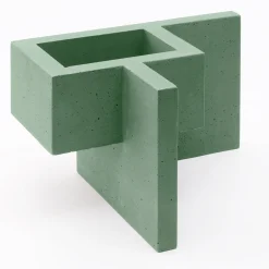 Vaso Chandigarh II verde menta