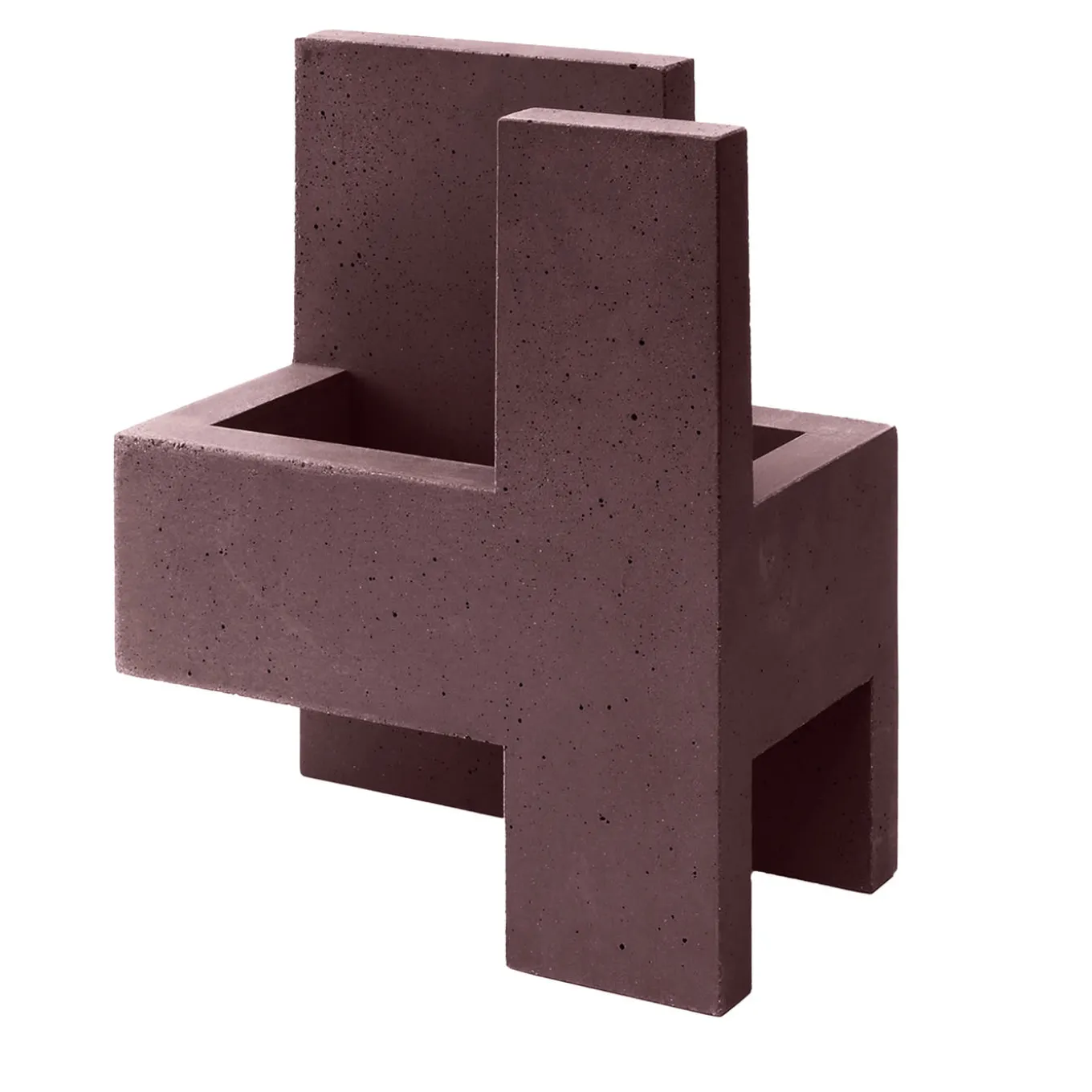 Vaso Chandigarh IV marrone marsala