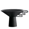 Vaso Chauc in smalto nero opaco di Jean-Christophe Clair