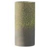 Vaso cilindrico in ceramica grigio maculato Marbella