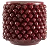Vaso Cilindrico Piccolo per Fiori Bordeaux