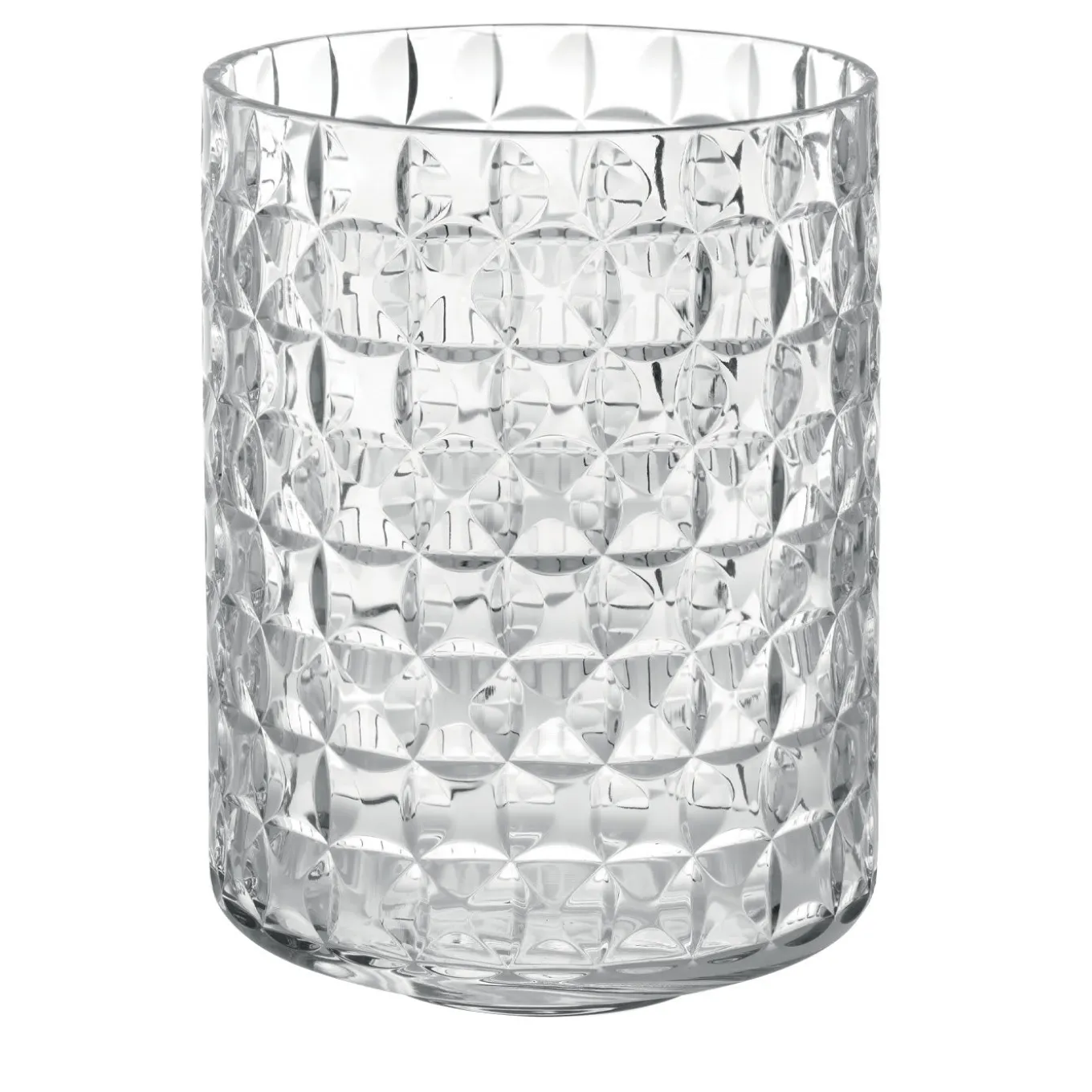 Vaso con motivo a cerchio