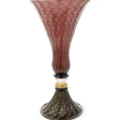 Vaso con piede in oro e rubino Stmtrub