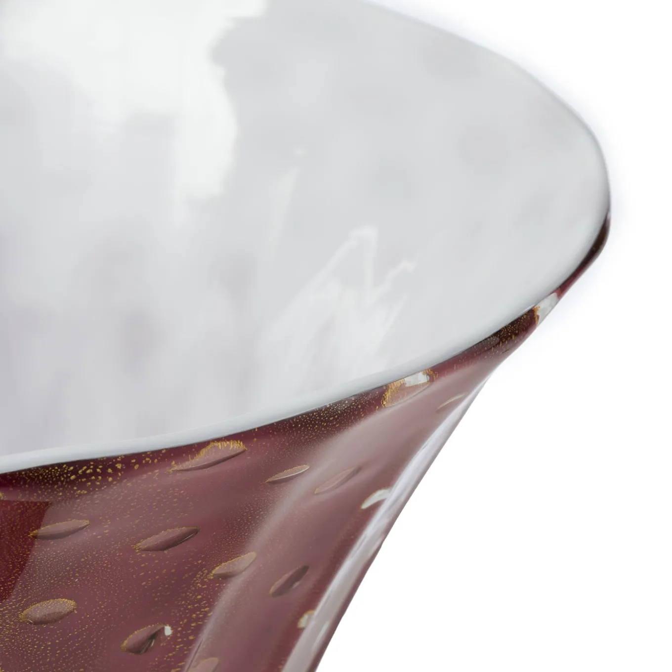 Vaso con piede in oro e rubino Stmtrub