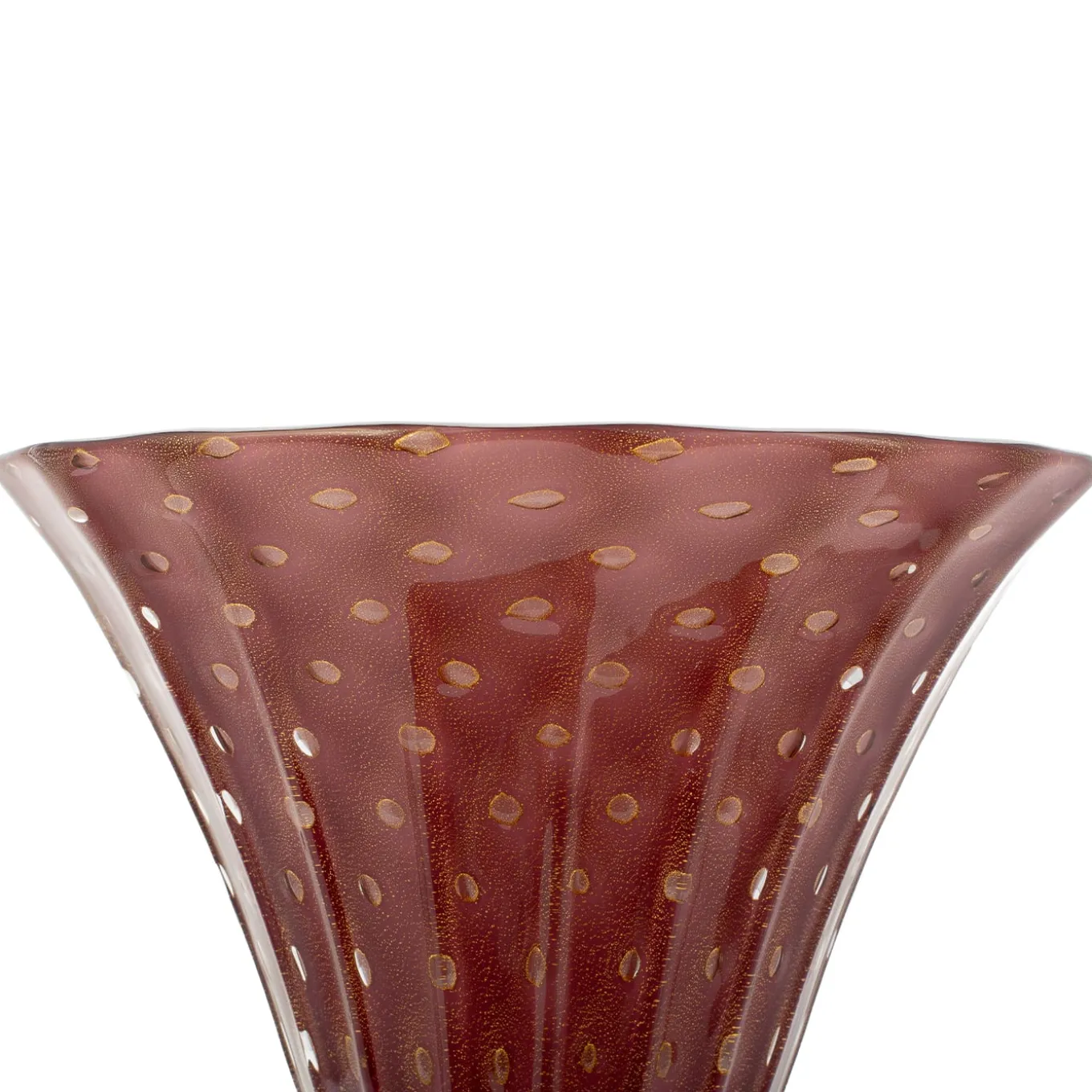 Vaso con piede in oro e rubino Stmtrub