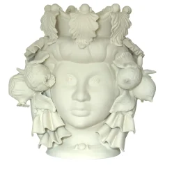 Vaso con testa di trinakrie