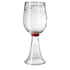 Vaso Correr trasparente e arancione