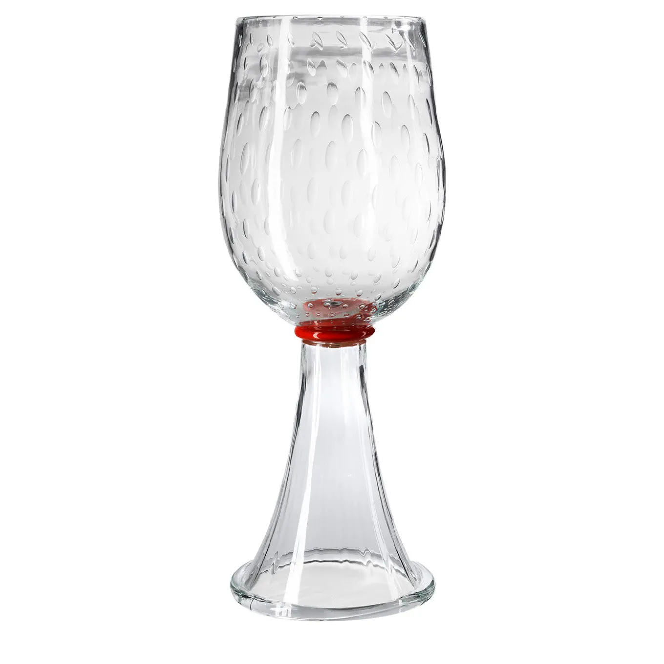 Vaso Correr trasparente e arancione