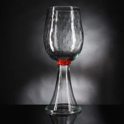 Vaso Correr trasparente e arancione